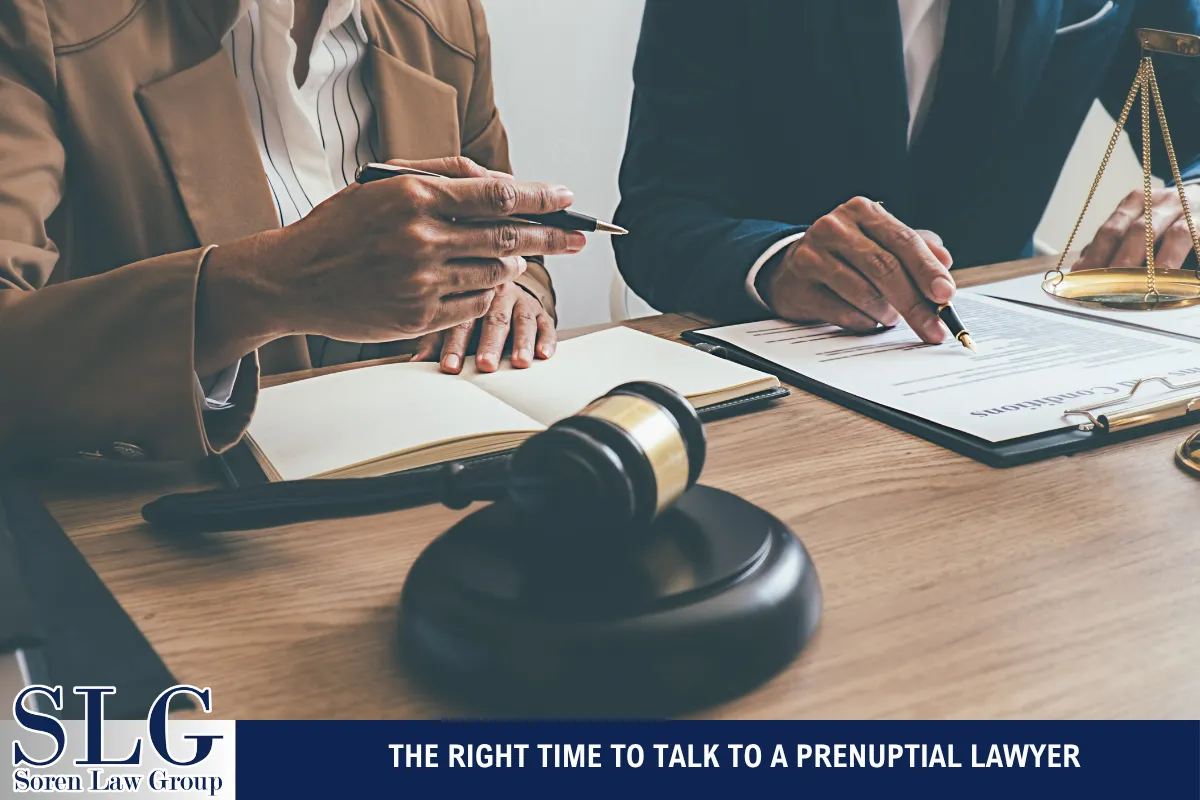 The Right Time to Talk to a Prenuptial Lawyer