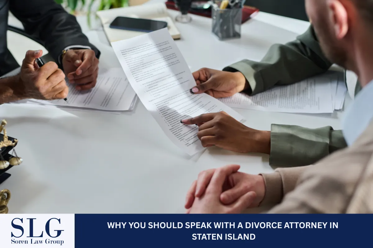 Why You Should Speak With a Divorce Attorney in Staten Island