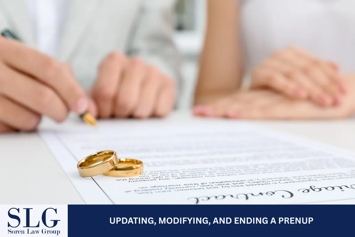 Updating, Modifying, and Ending a Prenup