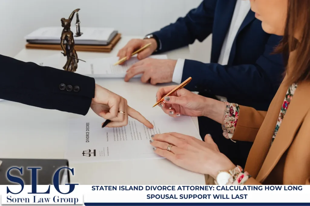 Staten Island Divorce Attorney Calculating How Long Spousal Support Will Last